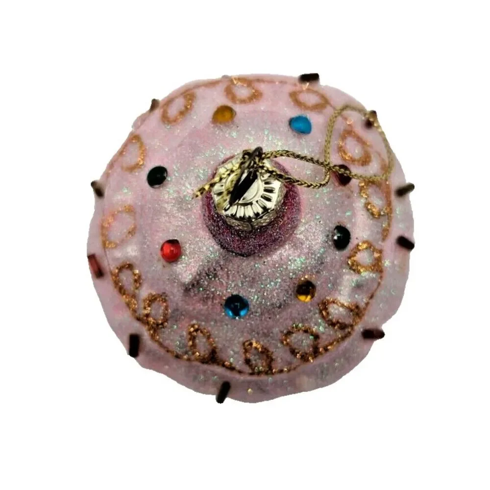 Cupcake Ornament Bubble Gum Pink  Candy‎ Sprinkles, Christmas Tree